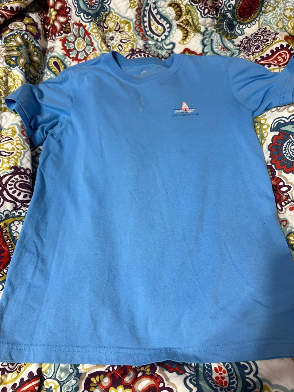Classic Light Blue Short-Sleeve Boy’s Tee